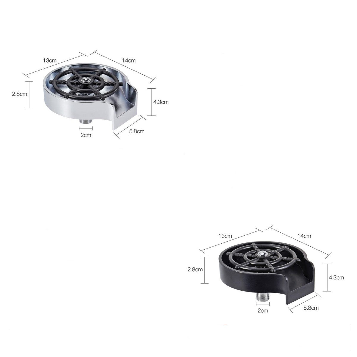 Cup Washer  High-pressure Spray Automatic Faucet