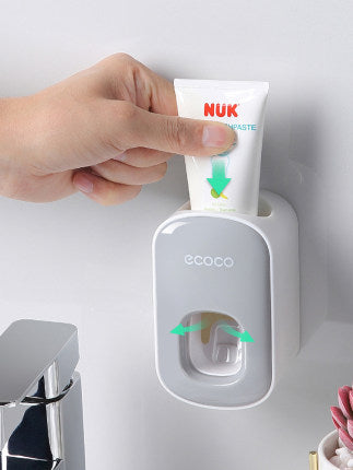 Wall Mounted Automatic Toothpaste Holder and Dispenser