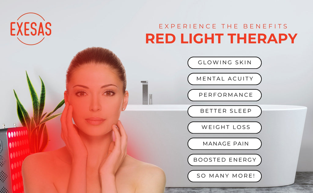 Red Light Therapy Device for Infrared LED Panel for Beautiful Skin, Weight & Pain Management