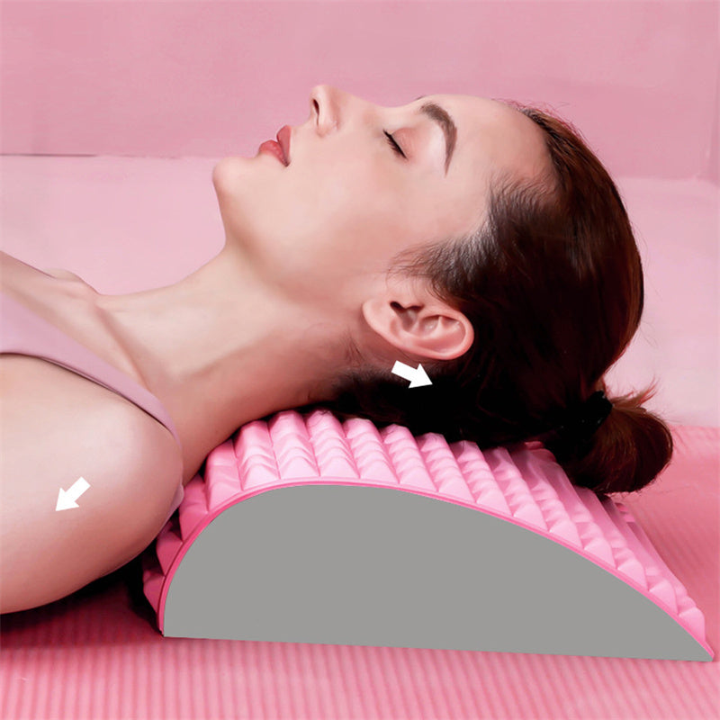 Back Stretcher Pillow Neck Lumbar Support Massager For Neck