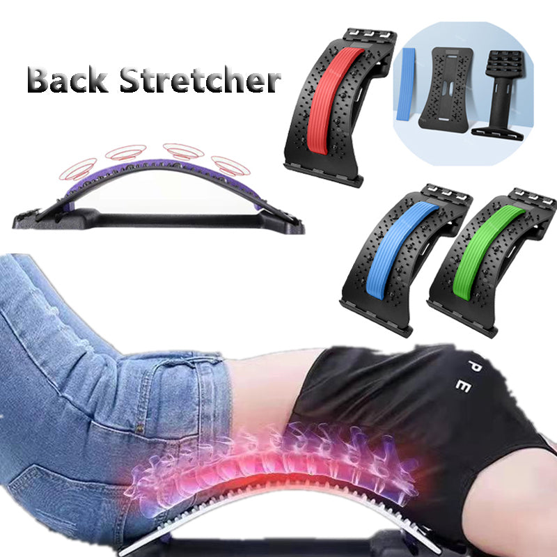 Back Stretcher Adjustable Back Cracker  Spine Support Pain Relief