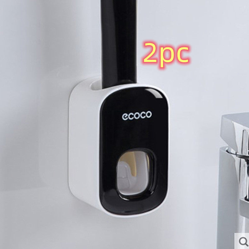 Wall Mounted Automatic Toothpaste Holder and Dispenser