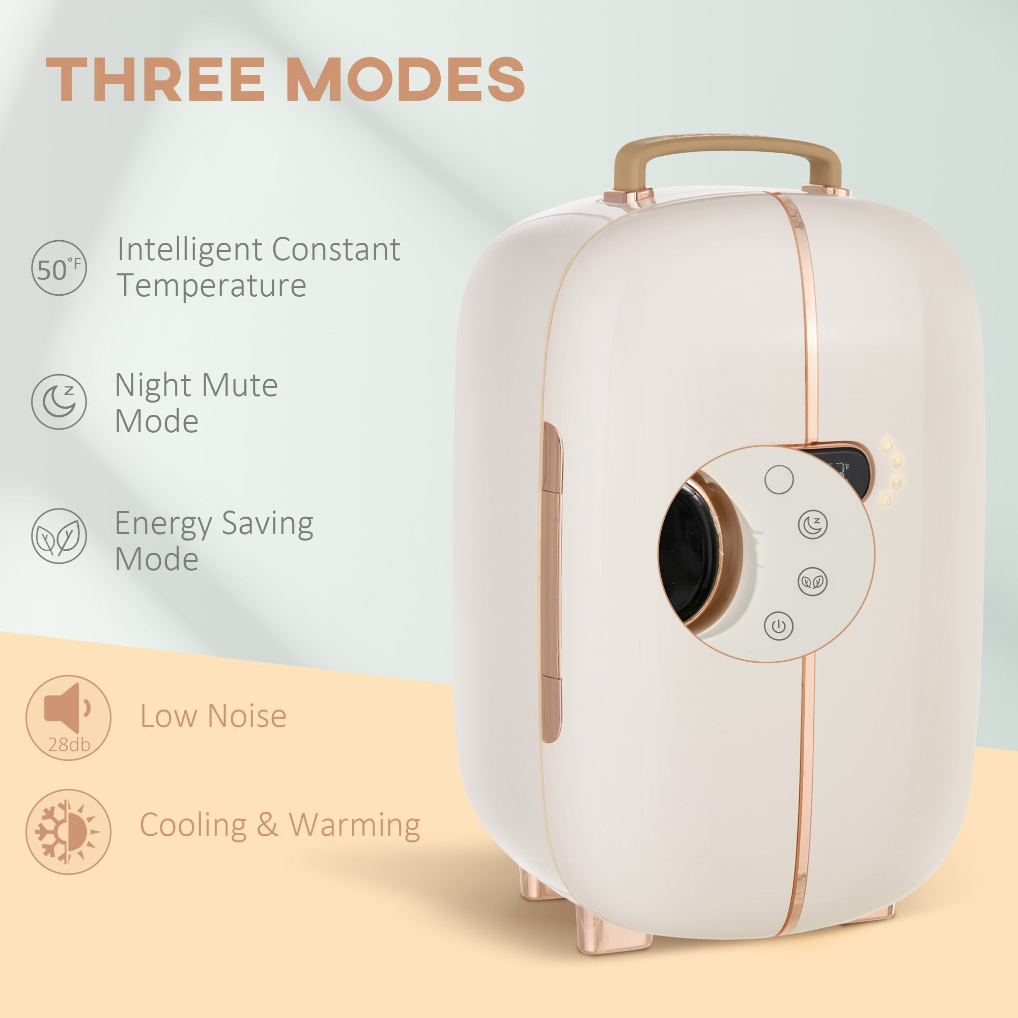 Portable Mini Fridge for Beauty, Makeup and Cosmetics
