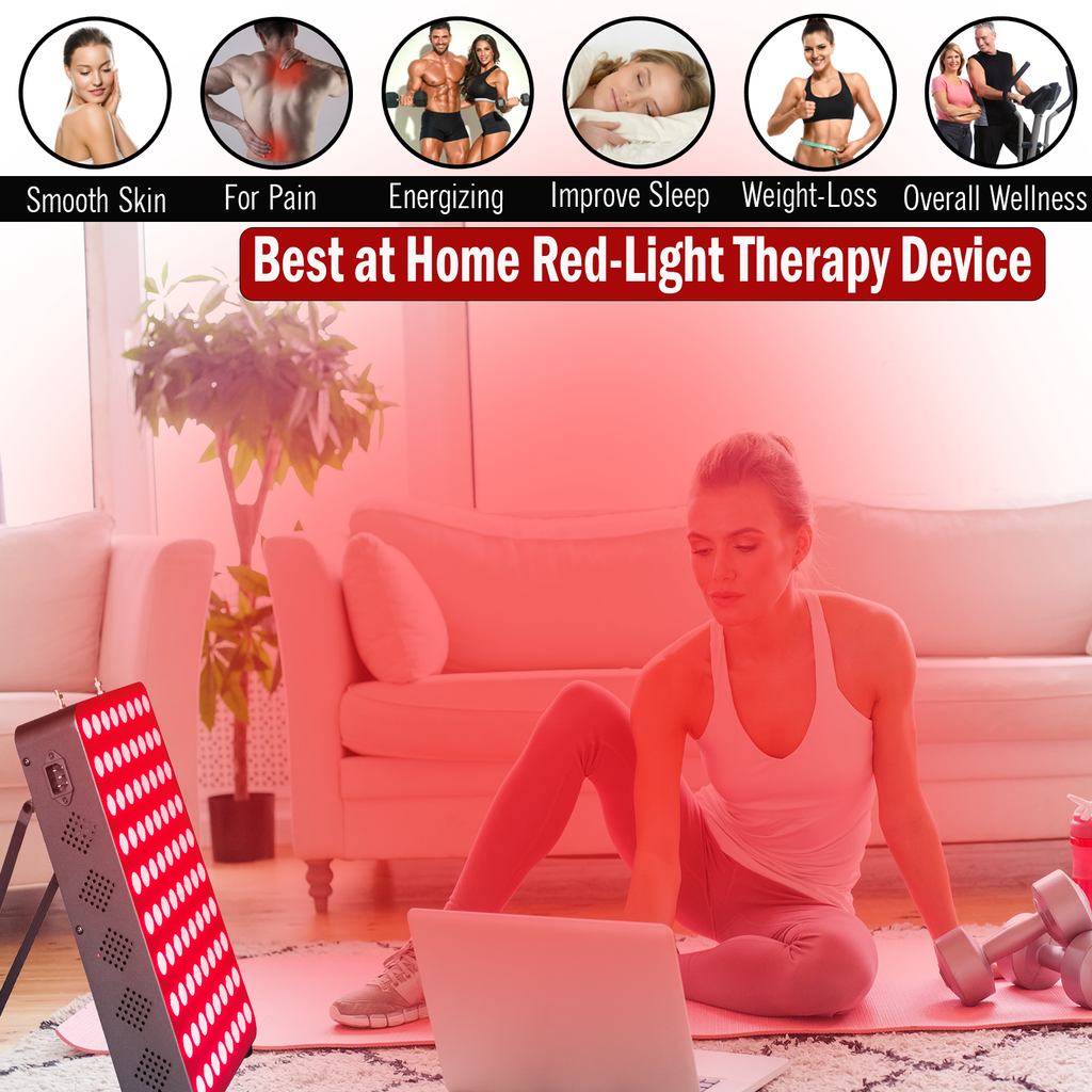 Red Light Therapy Device for Infrared LED Panel for Beautiful Skin, Weight & Pain Management