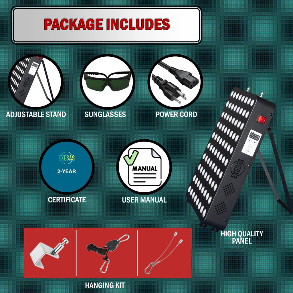 Red Light Therapy Device for Infrared LED Panel for Beautiful Skin, Weight & Pain Management