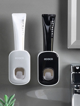 Wall Mounted Automatic Toothpaste Holder and Dispenser