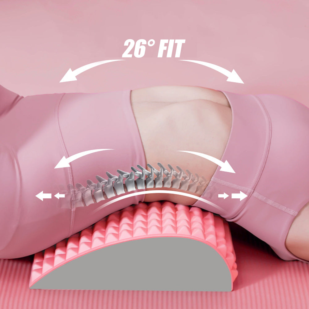 Back Stretcher Pillow Neck Lumbar Support Massager For Neck