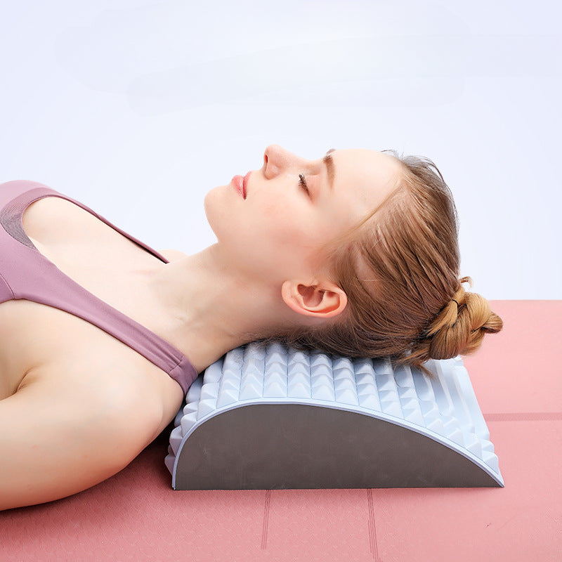Back Stretcher Pillow Neck Lumbar Support Massager For Neck