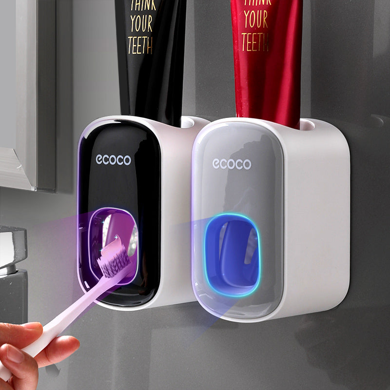 Wall Mounted Automatic Toothpaste Holder and Dispenser