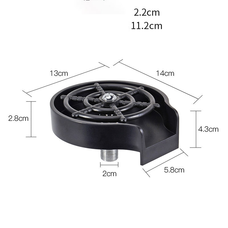 Cup Washer  High-pressure Spray Automatic Faucet