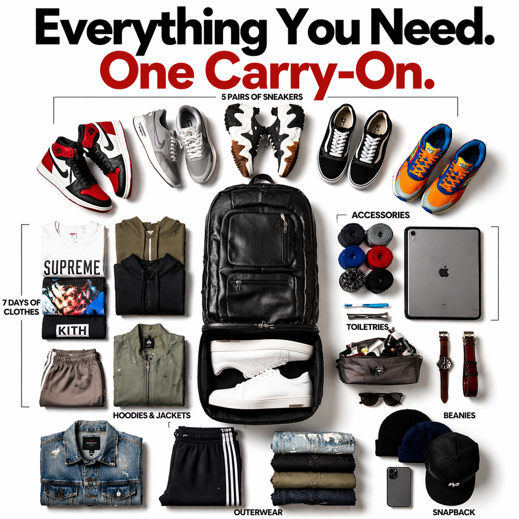 Sole Premise Carry-On Bag For Clothes, Laptop And Camera