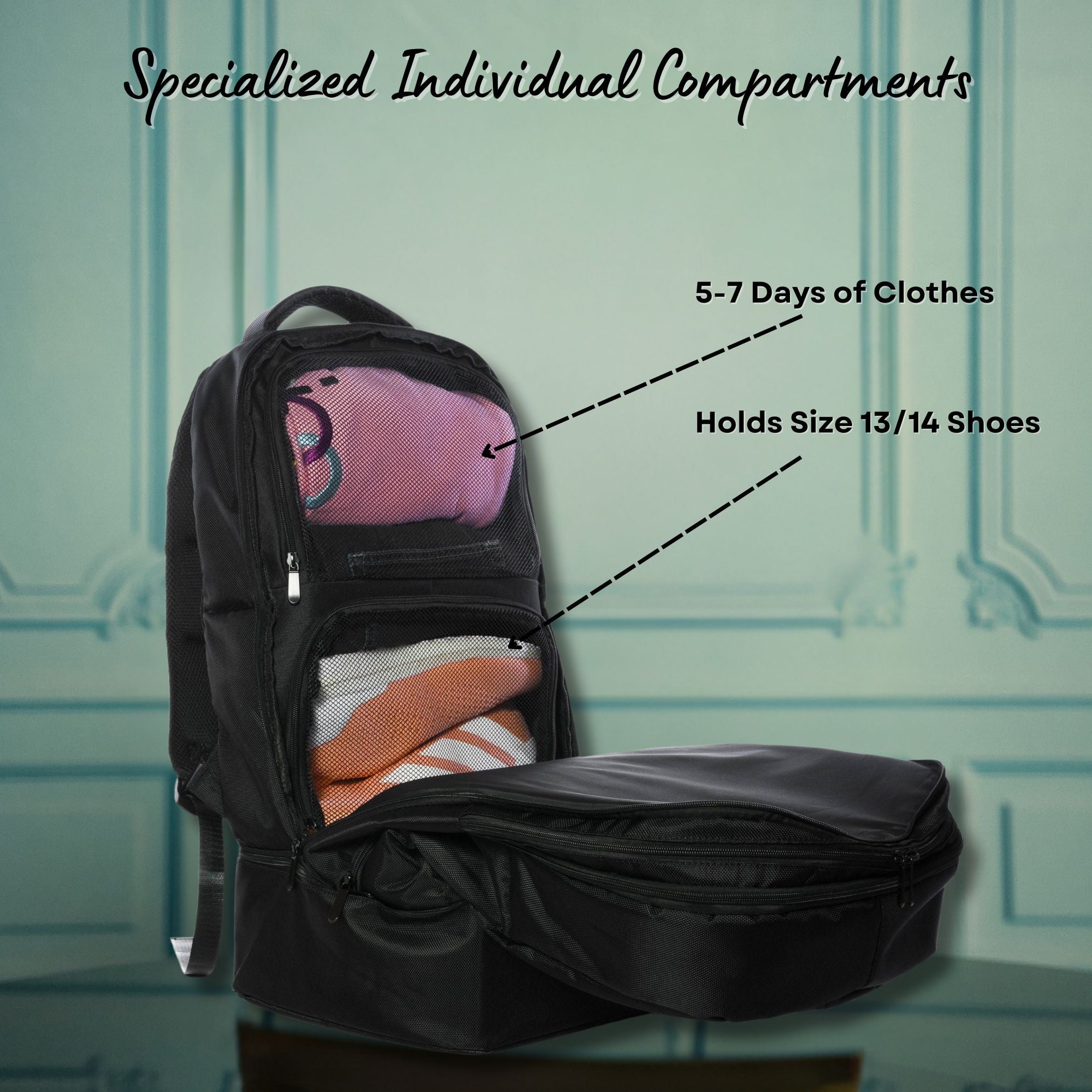 Sole Premise Carry-On Bag For Clothes, Laptop And Camera