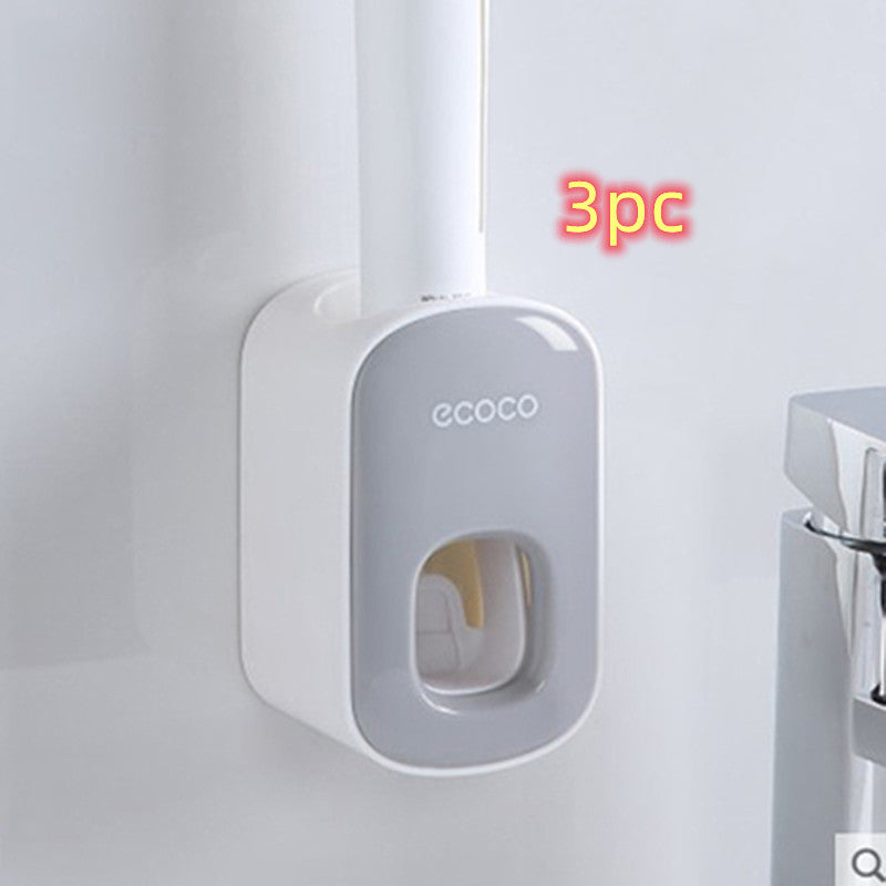 Wall Mounted Automatic Toothpaste Holder and Dispenser