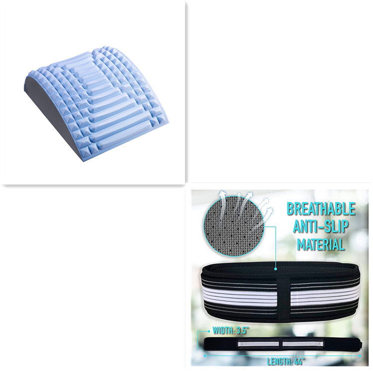 Back Stretcher Pillow Neck Lumbar Support Massager For Neck