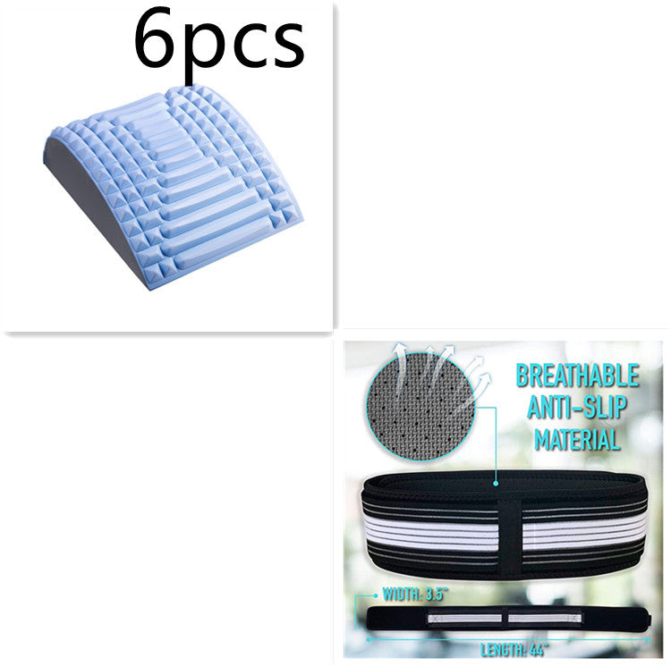 Back Stretcher Pillow Neck Lumbar Support Massager For Neck