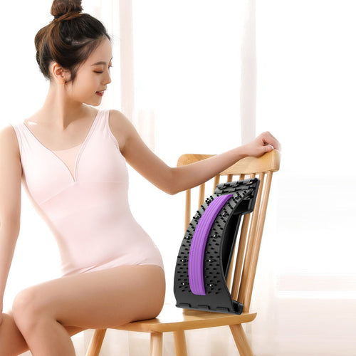 Back Stretcher Adjustable Back Cracker  Spine Support Pain Relief