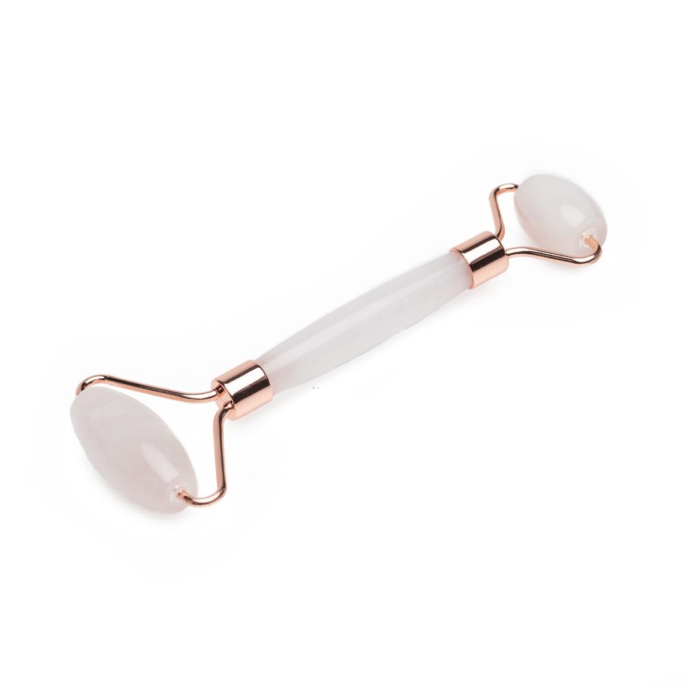 Rose Quartz Facial Roller – Beauty Tool for Calming, Cooling & Skin Radiance