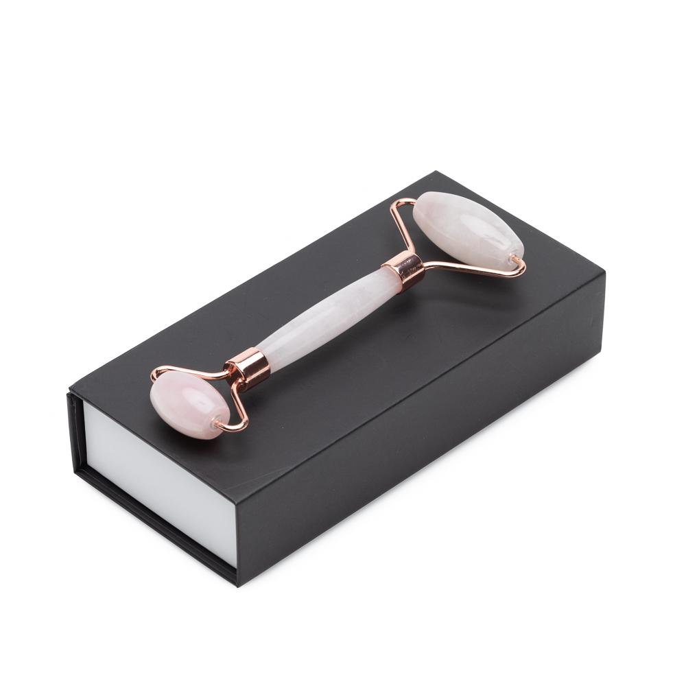 Rose Quartz Facial Roller – Beauty Tool for Calming, Cooling & Skin Radiance