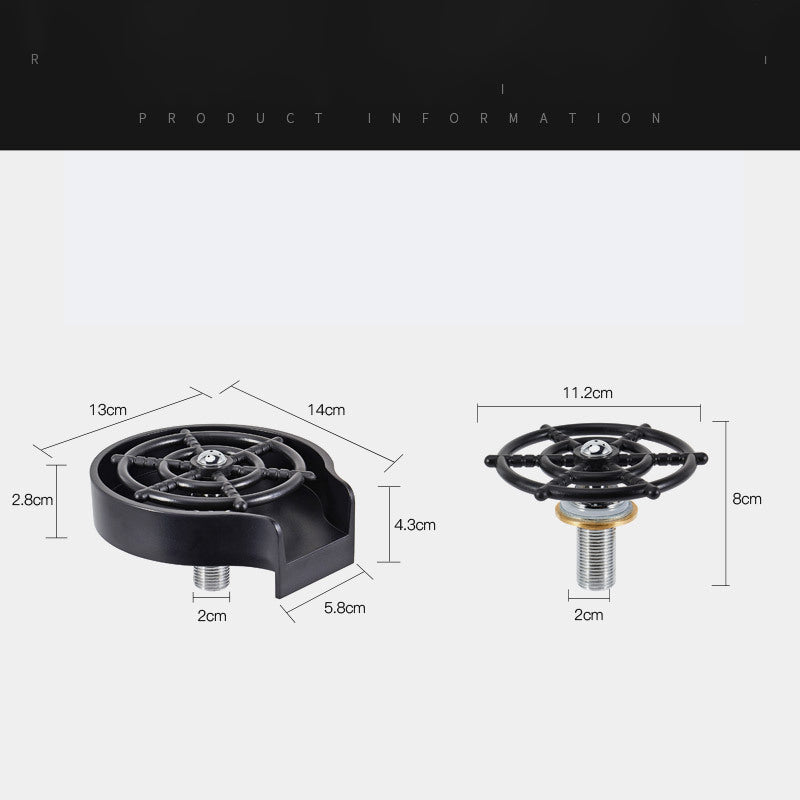 Cup Washer  High-pressure Spray Automatic Faucet